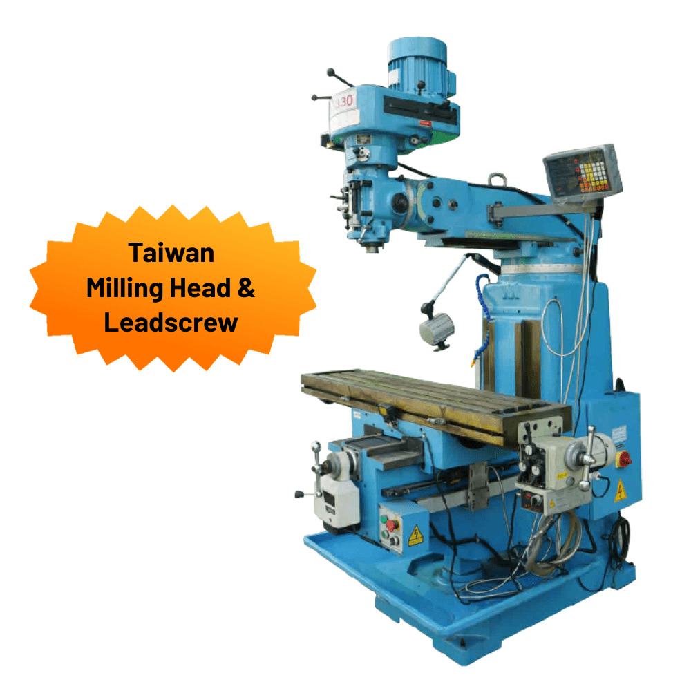 Mesin Frais Turret Vertikal X-6330 (Vertical Turret Milling Machine) - Image 2